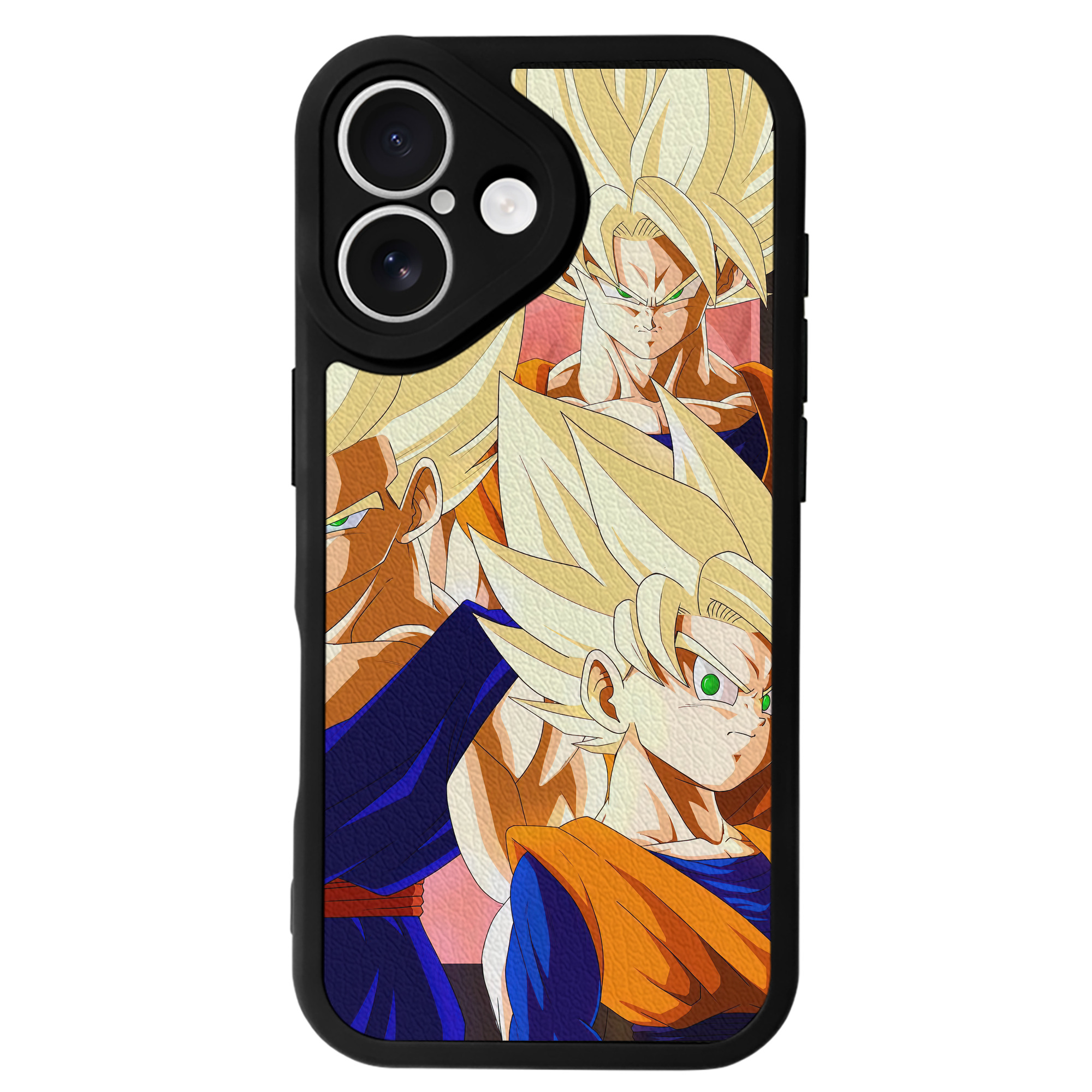 （画像用） ドラゴンボール DRAGON BALL 【iPhone 16シリーズ対応】シリコンスマホケース（レザー調） 材質：シリコン